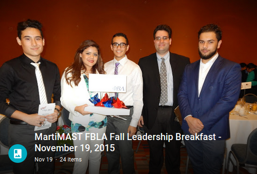 FBLA Fall Leadership Breakfast - November 2015