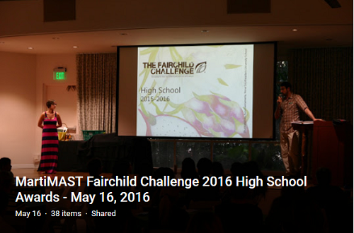 Fairchild Challenge for High School Awards May 16, 2016
