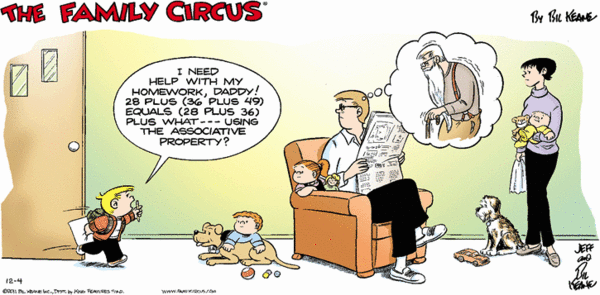 Family Circus Cartoon for Dec/04/2011
